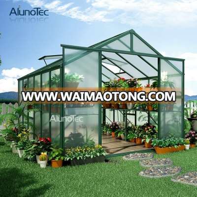 Aluminum Twin Wall Polycarbonate Garden Greenhouse