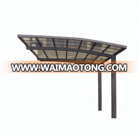 UV Block Aluminum Alloy Double Carport With Polycarbonate Shelter Roof