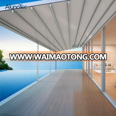 Waterproof PVC Retractable Awning Balcony Cover Sliding PVC Cover