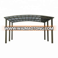 Metal Powder Coated Aluminum Polycarbonate Carport