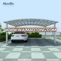 Polycarbonate Car Parking Metal Carport Canopy Double Cantilever Cars Garage