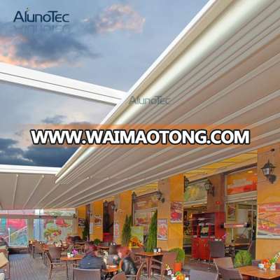 Good Sliding Rail Aluminum Frame Fabric Awnings