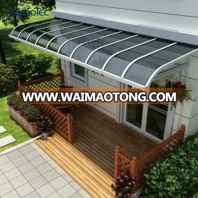 Aluminium Canopy Awning Polycarbonate Roof For Window