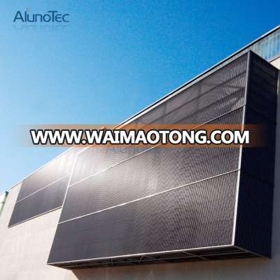 Sun Shade Extruded Aerofoil Blade Aluminum Louver